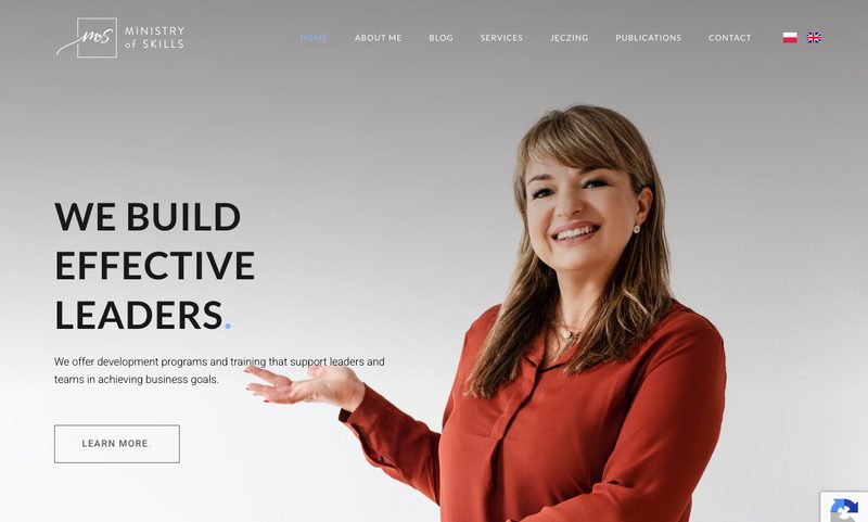 Realizacja qsites: strona ministryofskills.com